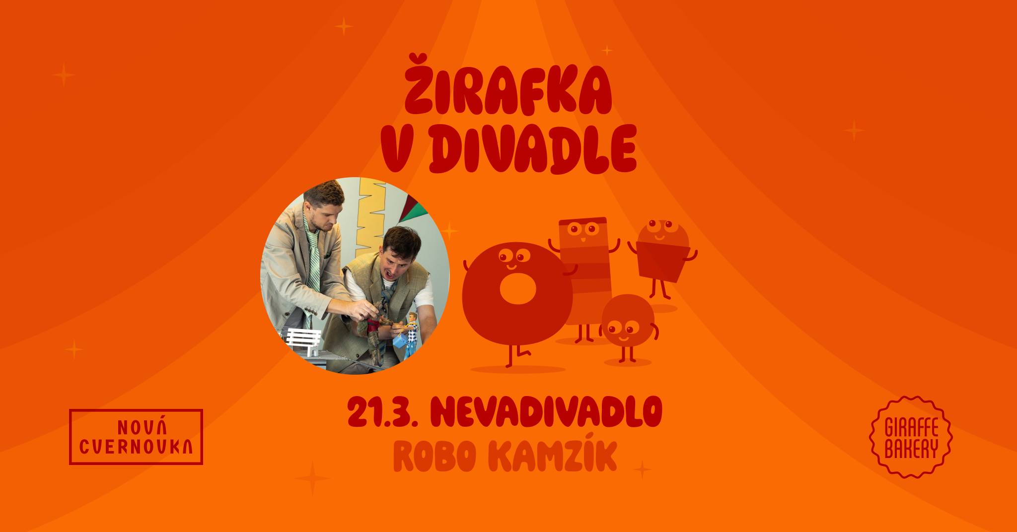 Žirafka v divadle – NevaDivadlo – Robo Kamzík